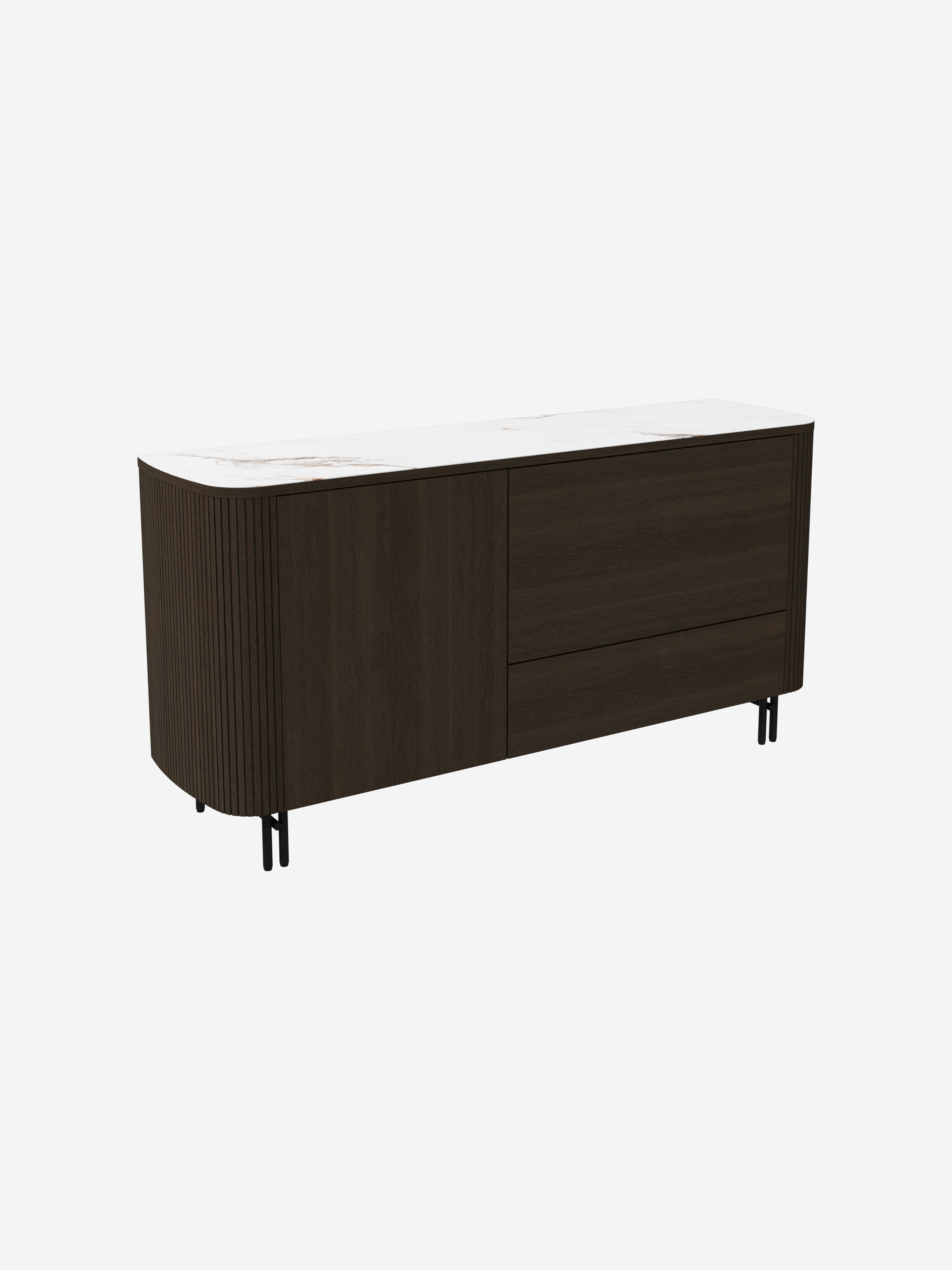 Sideboard drop-down section