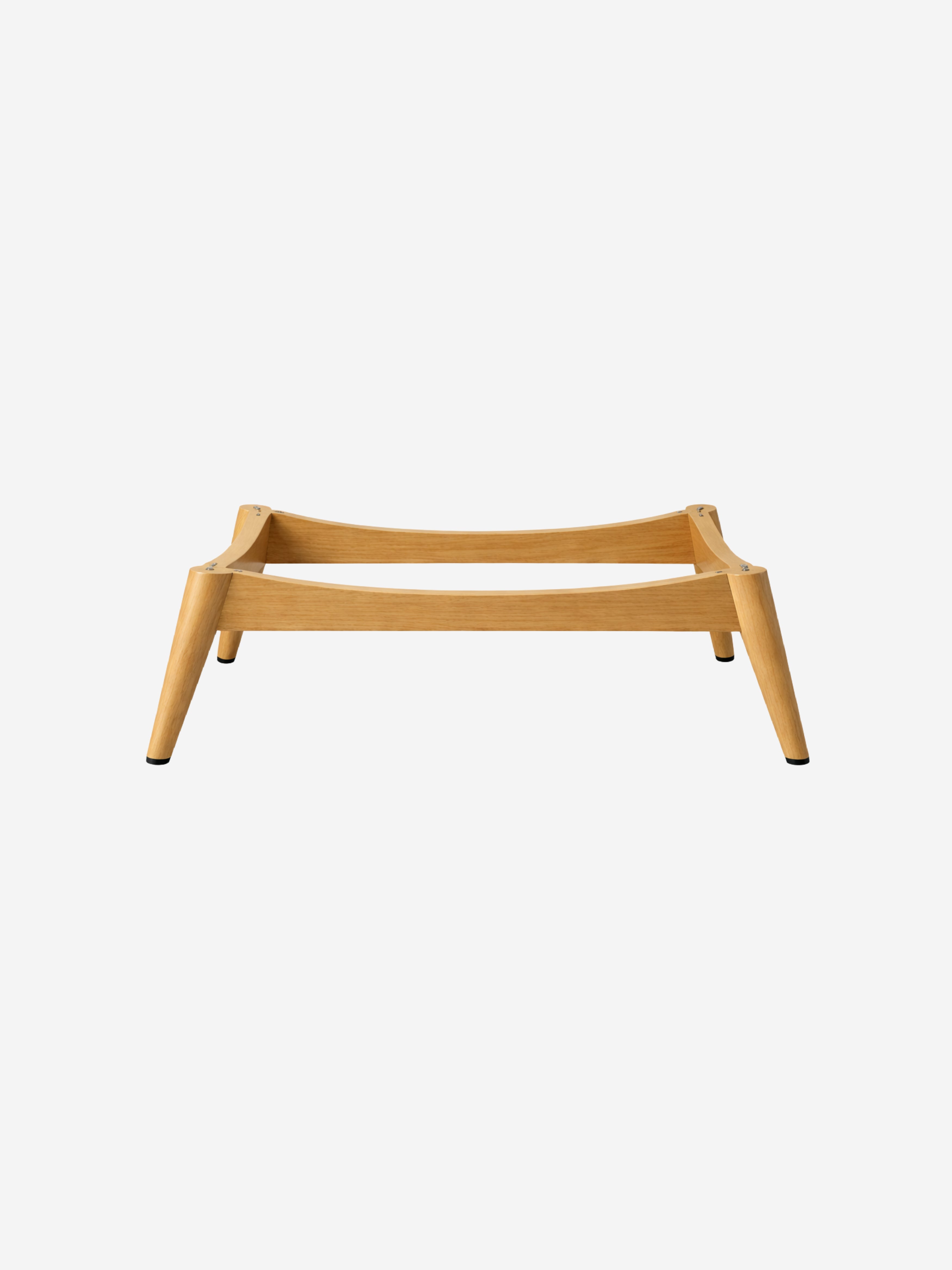 Solid wood chair base