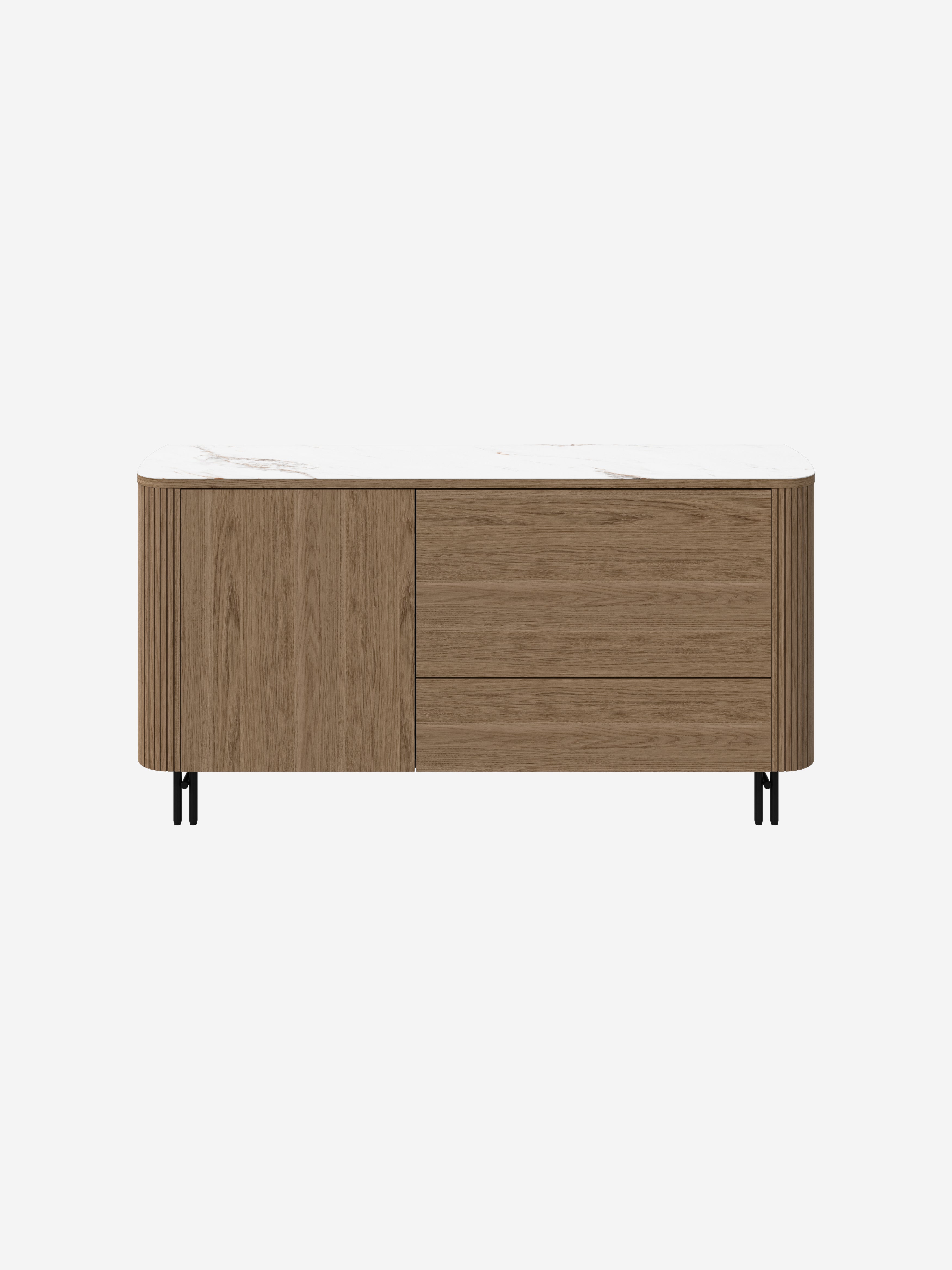 Sideboard drop-down section