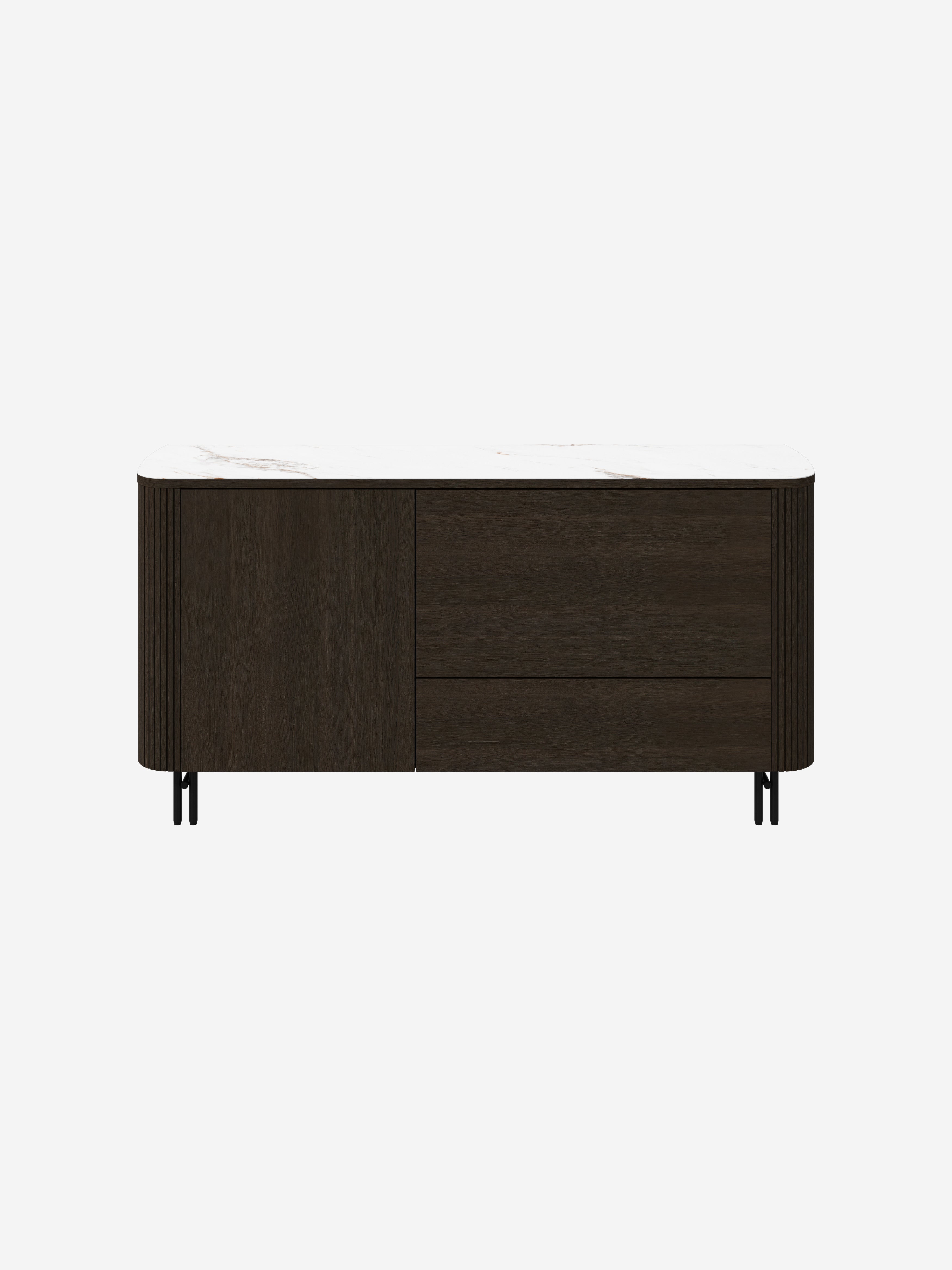 Sideboard drop-down section