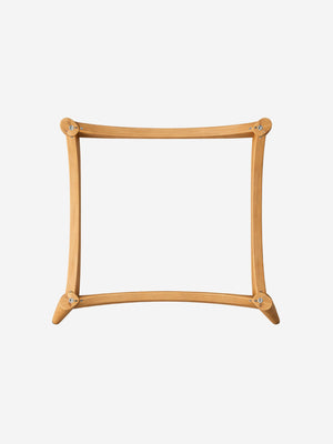 Solid wood chair base